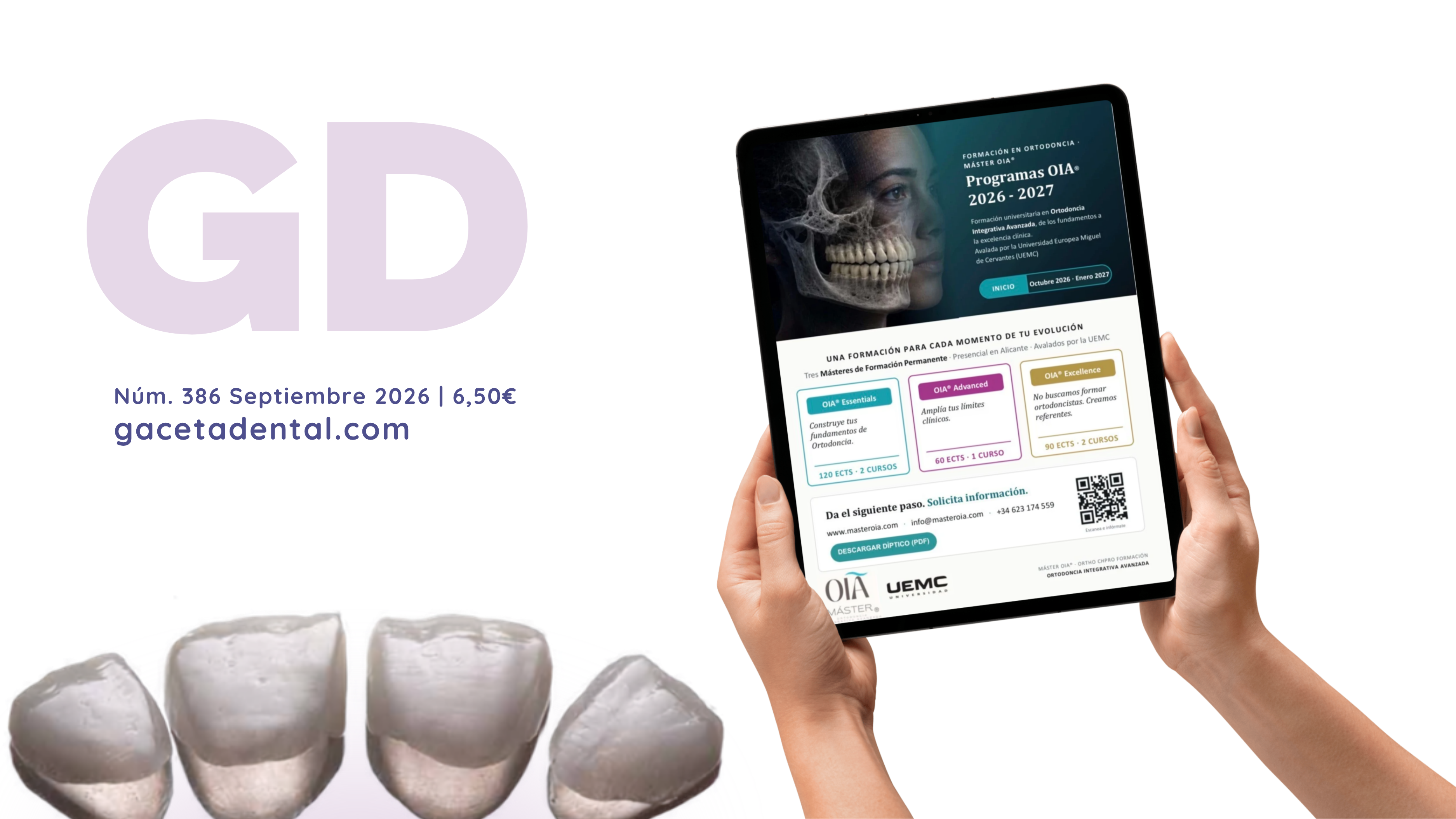 Máster OIA® en Gaceta Dental · Septiembre 2026